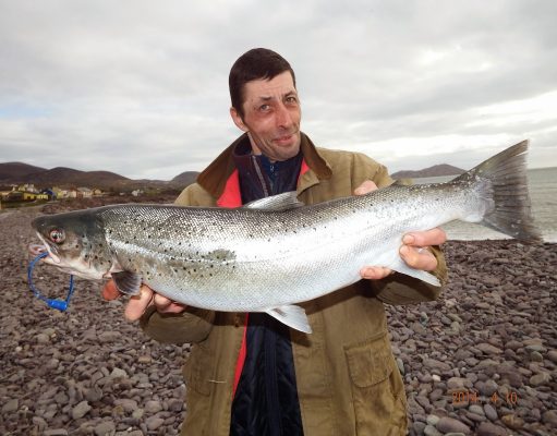 9lb Sea trout for Eric on Lough Currane is our 'Catch of the Week' Eric Jouen - with the French Connection