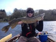 Lure fishing for Pike at Castlehamilton Fishing Centre