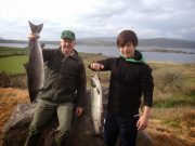 First grilse of the season landed on Lough Currane Currane salmon