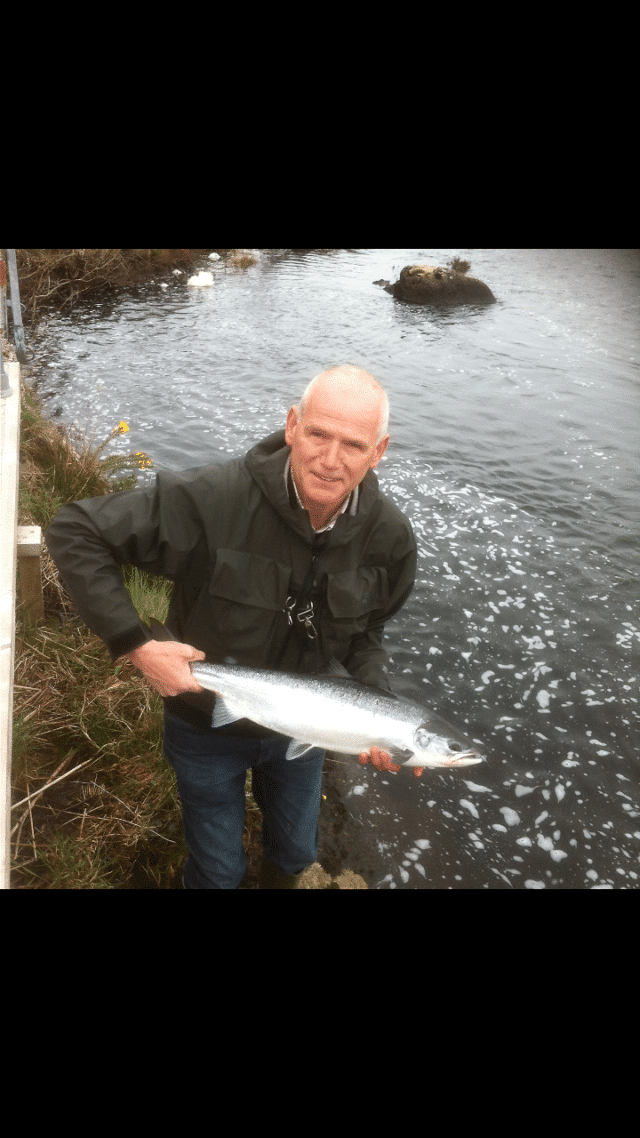 Harry Stewart with a fine Springer from the Lackagh