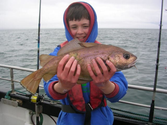 Emmet Hope with his specimen Pouting