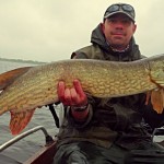 A delighted Wayne Oldfield, Dublin, with a fantastic wild Lough Conn pike