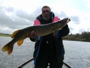 146 pike and one big trout for Belgian anglers in Longford 101cm pike