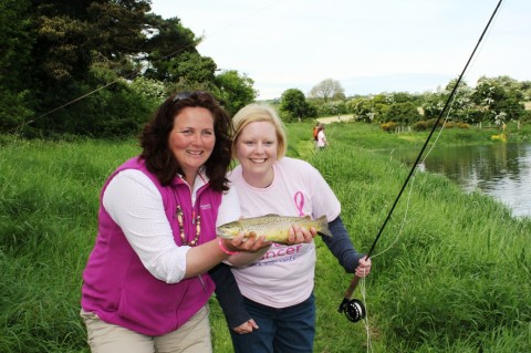 Fish Being Caught and Released by the Ladies Today at Kilineer Reservoir