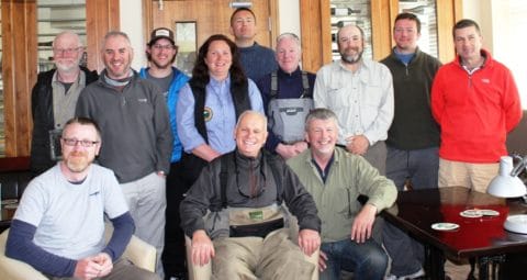 Participants and Tutors at the Saltwater Fly Fishing Primer in Cobh Earlier this Week