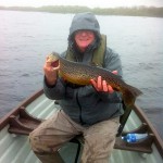 Hugh Jameson 5lbs trout Mask May 2014