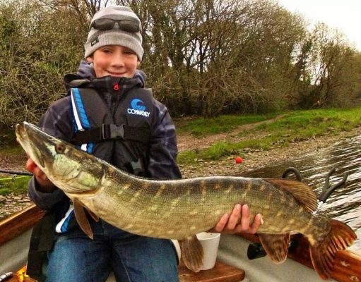 Good pike fishing following spawning on Inniscarra pike