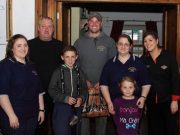Loughanure Angling Club prizewinners and Committee