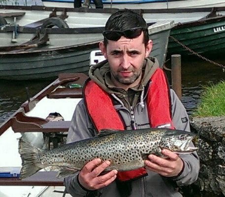 Karl Martin from Rochfortbridge with Ennell trout last week