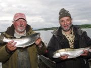 A Jumper full of Flies and good company is all you need on Lough Lene Andy Young and Eugene Fagan
