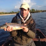 Sheelin – Thomas Lynch with his first 2014 ‘dry fly’ fish