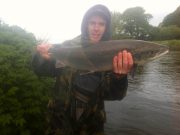A good start to the week on the Slaney but rains flood river for 2nd half salmon