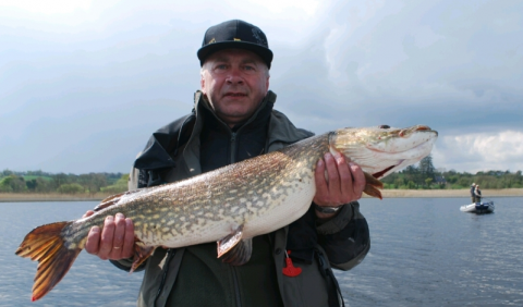 A fine pike at Lough Gowna