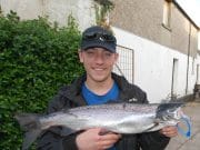 Bright sunshine good for the tan but hard on the fishing on the Drowes