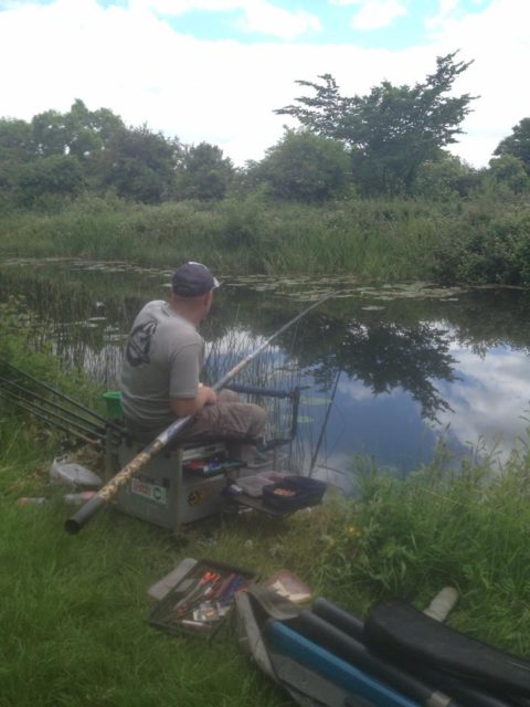 Fishing at the Cabra festival on the Royal Canal