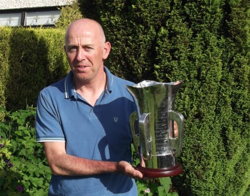 Mr Stuart Marry with the ITFFA National Championship Trophy