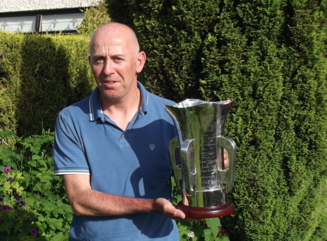 Mr Stuart Marry with the ITFFA National Championship Trophy