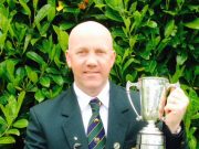 Irish angler Robert Reilly came up trump and won the Harry Lafferty Cup for the best Irish rod Robert Reilly with the Harry Lafferty Cup