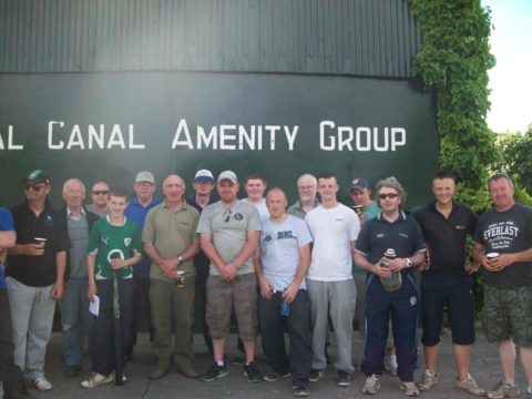 Participants at the Royal Canal Leixlip at the Cabra Festival