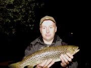 Day time trout on the troll, Green Peter after dark in the midlands trout