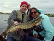 Canadian tourists enjoy Foxford pike fishing
