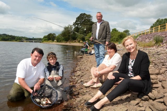 NCFFI - Chris Fehilly tests out the new venue with Duncan Lennox, Inniscarra Lake Tourism Development Ltd.