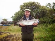 Steady sea trout fishing reported from Lough Currane in the heatwave.