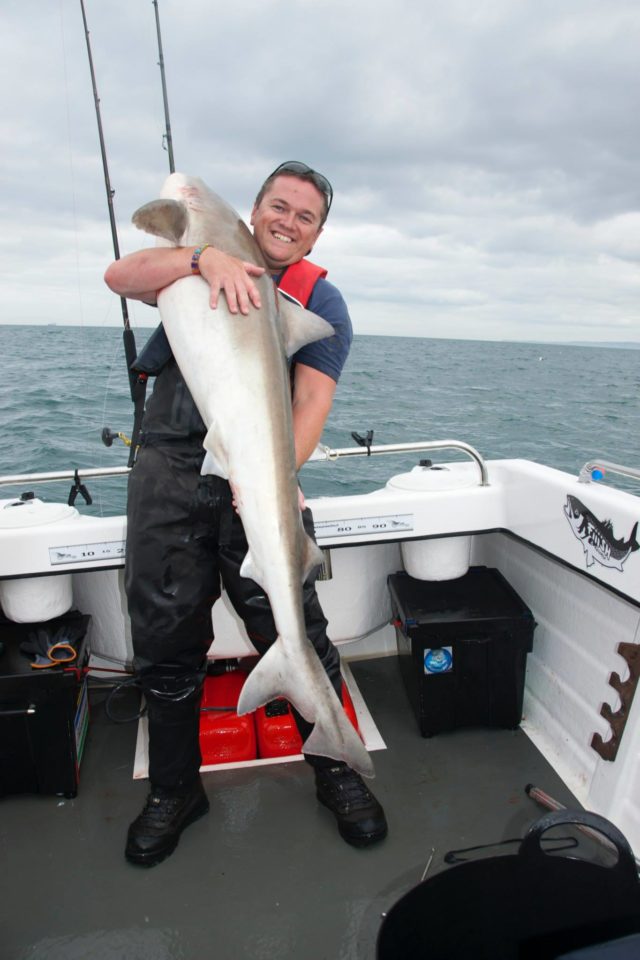 Robert McClean - 64lb 2oz tope from Greystones