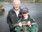 Water up on the Laune but salmon not so plentiful salmon