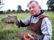 Bream on holidays but UK anglers do well with tench, roach and hybrids around Longford Nigel with some nice Tench from his catch