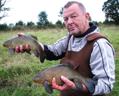 Nigel with some nice Tench from his catch