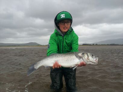 Samuel With His Lovely Bass Yesterday Morning