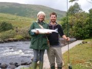 Dry and low water conditions on the Erriff hamper good salmon fishing