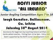 NCFFI 'All Ireland' Junior Angling Competition 30th August