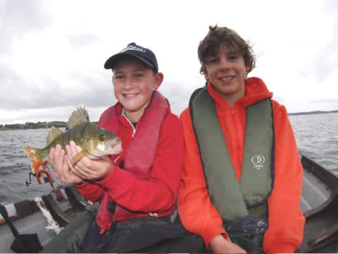 Asam and Kevin Bushe with a nice perch
