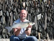 Irish Pride leads the way and lands the specimen mullet