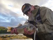 Tomasz captures the sunset and the fish