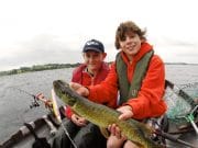 Young anglers from Wicklow enjoy good pike and perch fishing in the Midlands.
