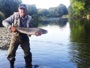 A beautiful 12lb salmon for Louis Cadiou from the Munster Blackwater Louis Cadiou