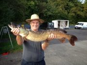 Great day at Lough Key charity event Michael Burke holds the winning fish