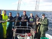Huss, Pollack and Mackerel for happy Galway anglers A Happy bunch...
