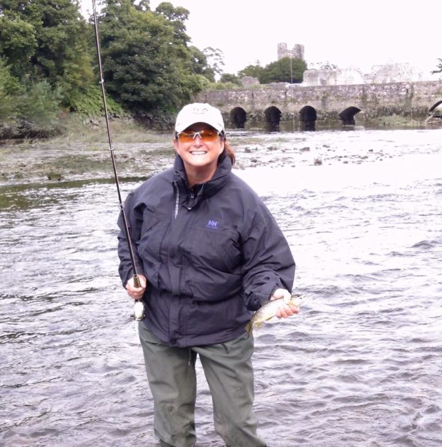 Kristen Monson flyfishing