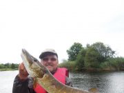 Ivo's nice pike from Longford Ivo flipkens with a nice Pike caught during his trip.
