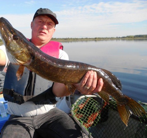 Jean-Christopher with one of his nice Pike