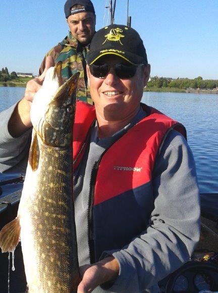 Kevin with the forth Pike of the day