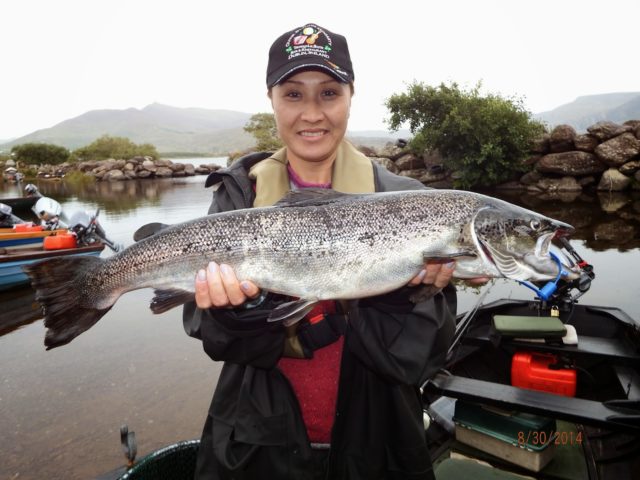 Yingchun Dong and salmon