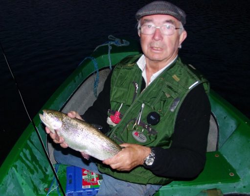 Excellent fishing at Carrigavantry, Waterford The chairman gets in on the act on Carrigavantry