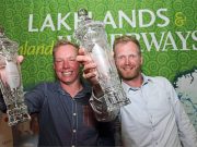 An eventful week at the Lakelands and Inland Waterways World Pairs Angling Championships Adam Wakelin and Rob Wootton with trophies