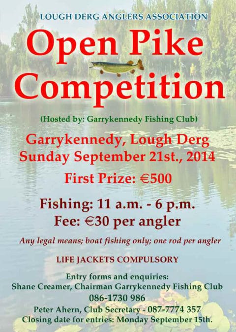 Open Pike Competition on Lough Derg