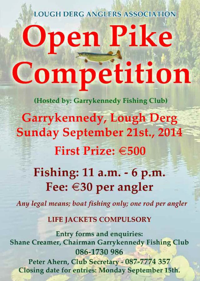 Open Pike Competition on Lough Derg